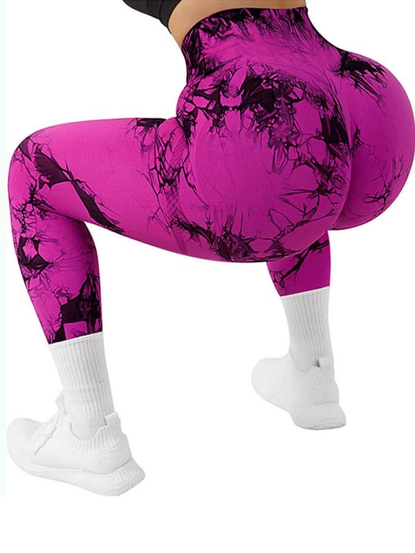 Women'S Tie Dye High Waist Scrunch Sports Leggings, Casual Seamless Skinny Compression Pants for Yoga Gym Workout, Fall Bottoms 2024, Grip Baby Ava Pants Live, Fall Hip Lifting Gym Fitness Sport Leggings, Gym Clothing, 90S Clothes Utah Girl Fits