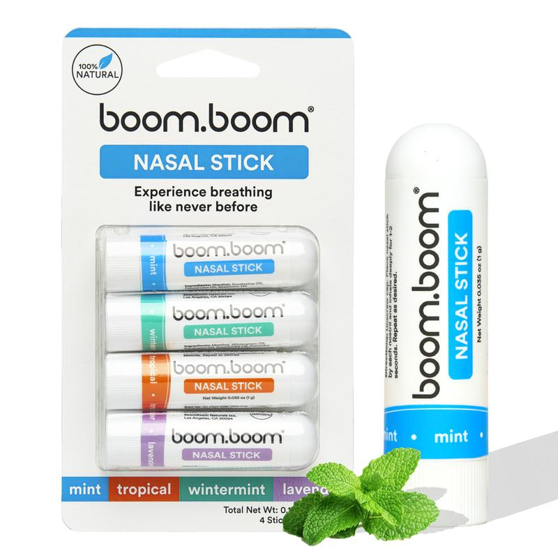 Boomboom Nasal Stick: Powerful Essential Oil Vapors | Featured on Shark Tank | Breathe in Life