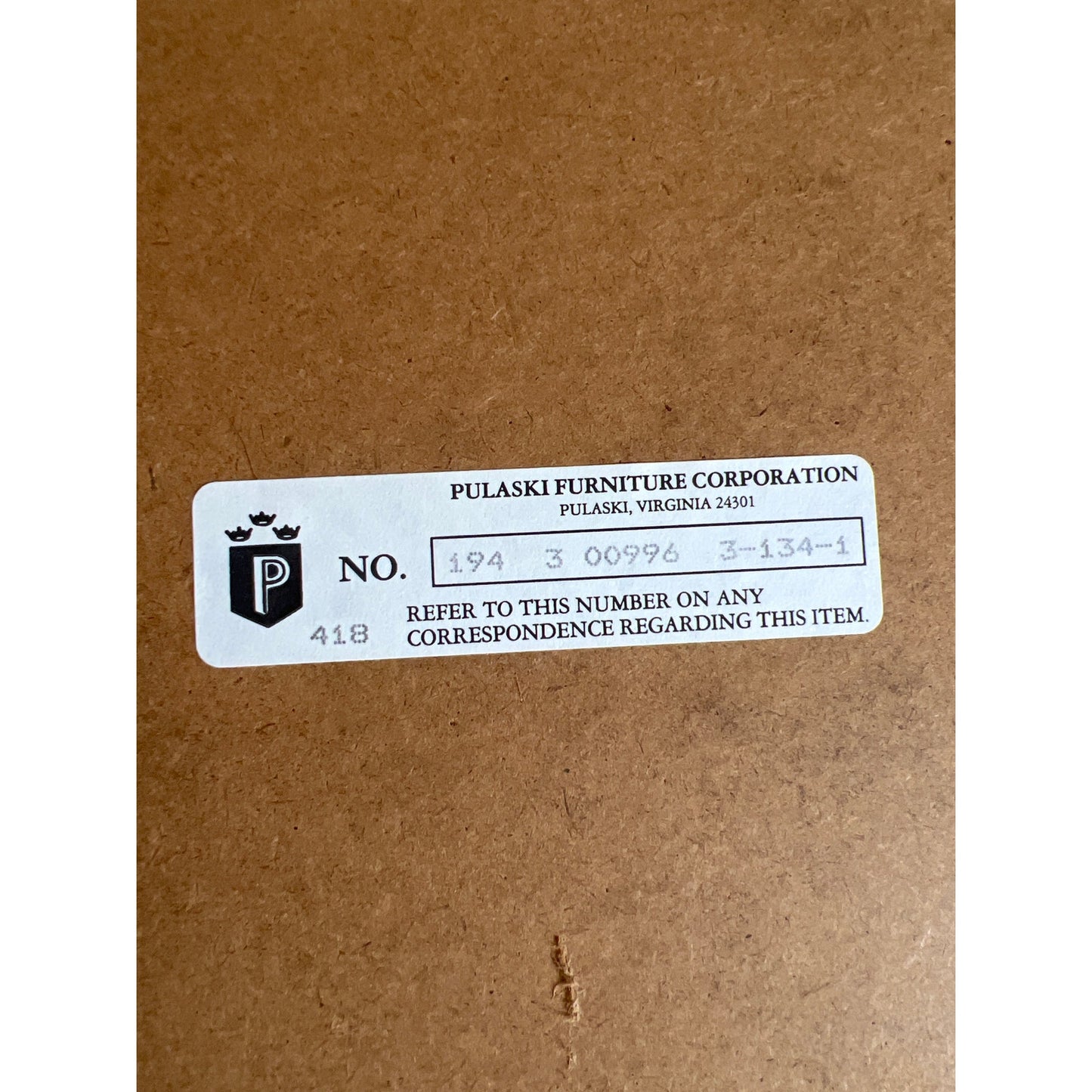 Vintage Pulaski Furniture Wood Framed Wall Mirror with Coat Hanger and Shelf