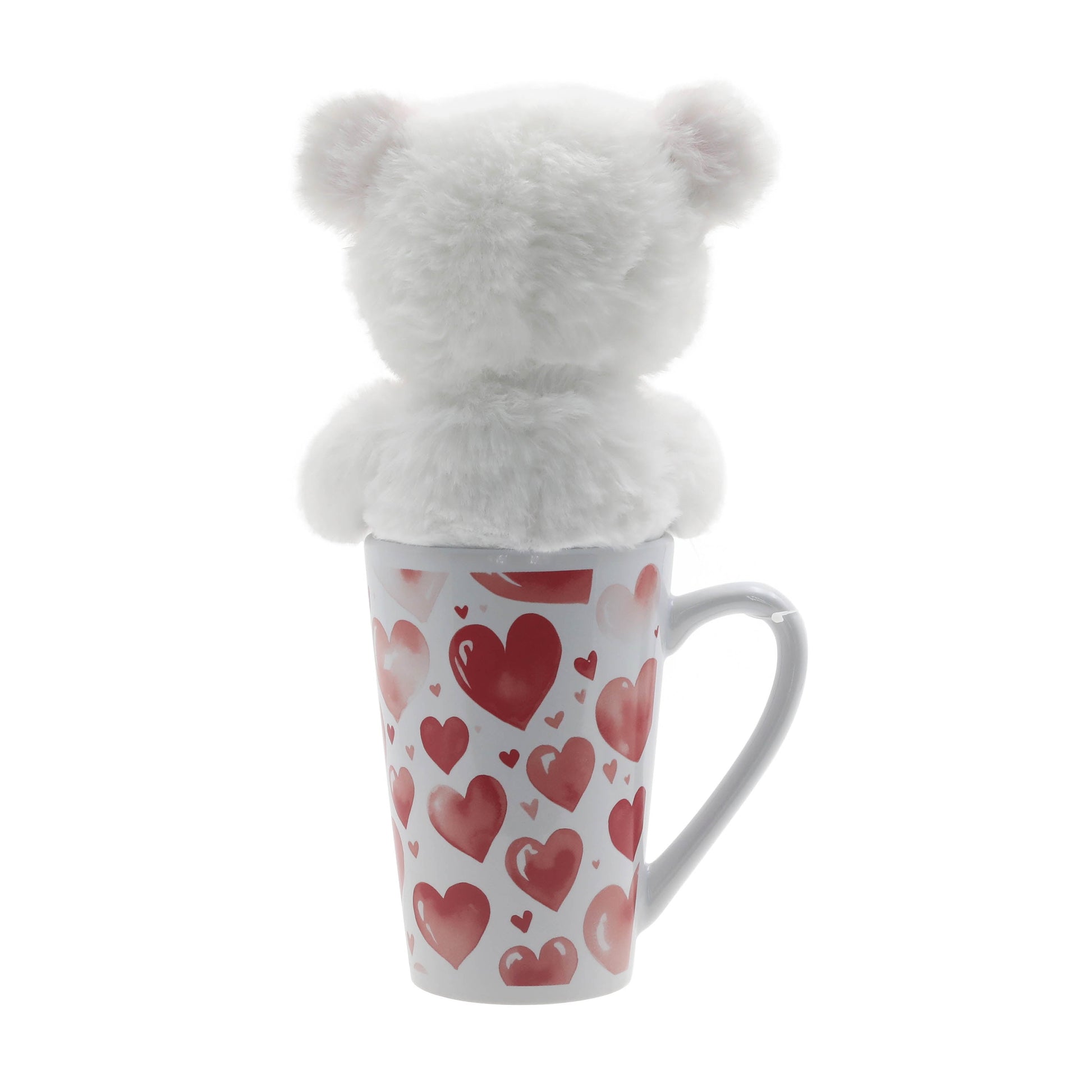 Adorable Valentine's Day Teddy Bear Plush with Matching Mug - Perfect Gift for Your Loved One!