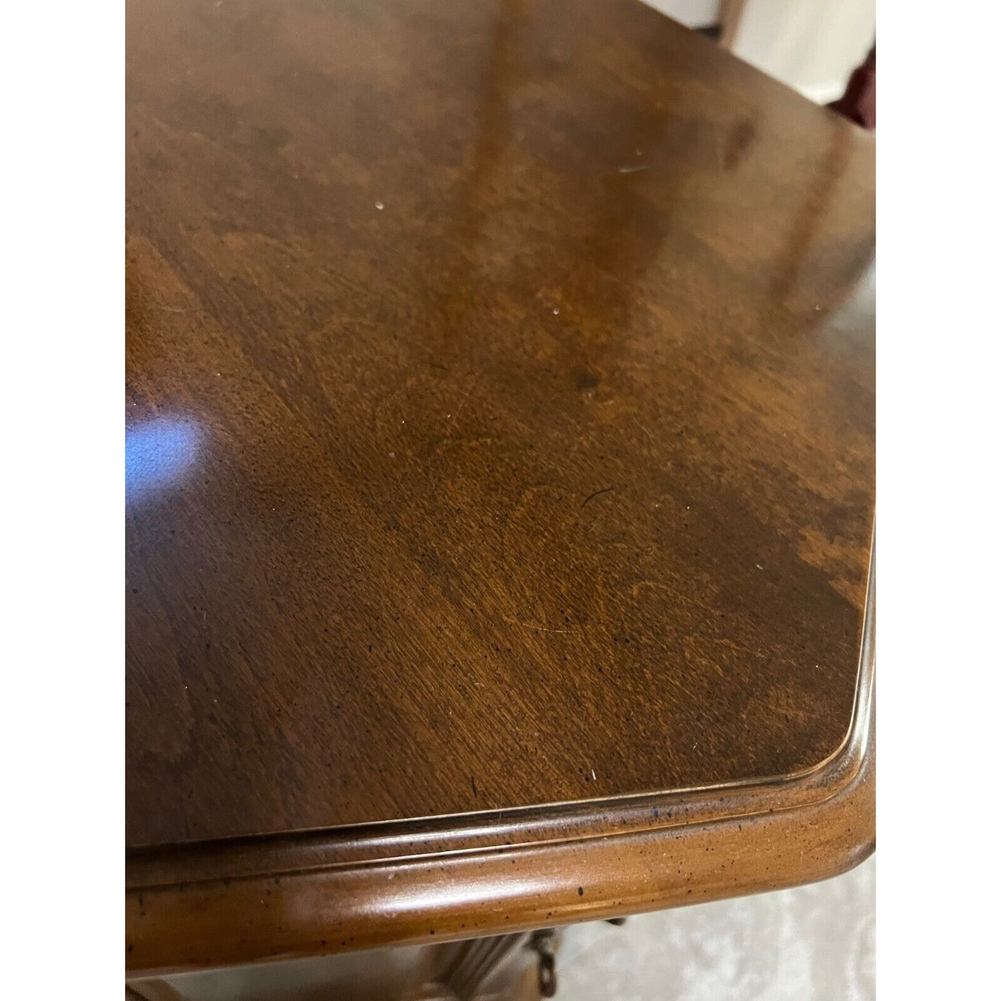 Mid Century Maple Ethan Allen Octagon End Table, Great Condition!