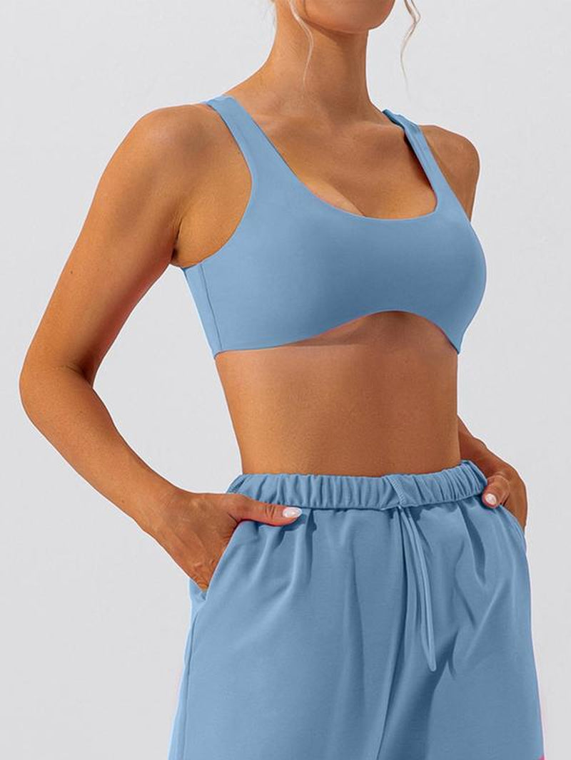 Women'S Solid Wireless Sports Bra, Sporty Breathable Comfortable Bra, Ladies Sportswear for Indoor Outdoor Wear, Valentine'S Day Gift for Girl Valentine'S Day