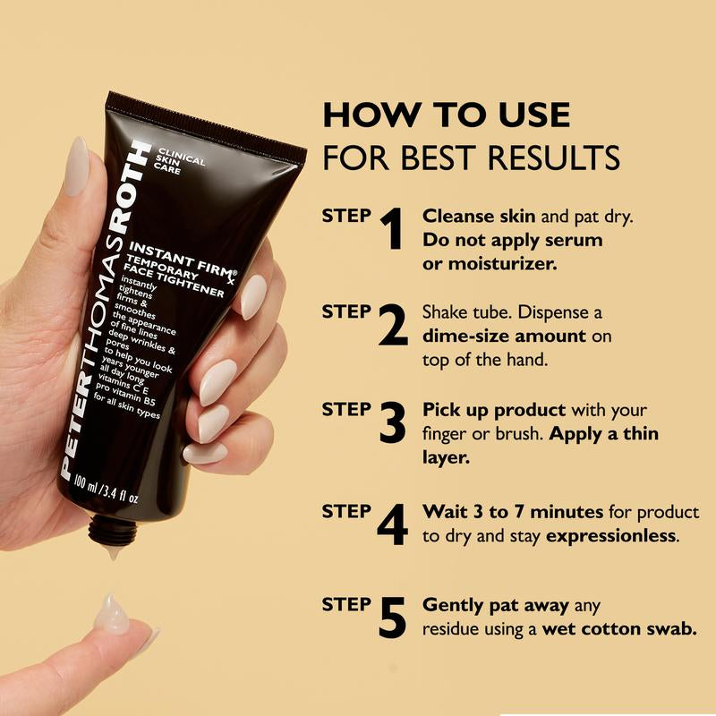 Peter Thomas Roth Instant FirmX Temporary Face Tightener - Instantly Tightens, Firms, and Smooths Skin, Reduces Fine Lines & Wrinkles