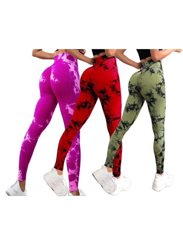 Women'S Tie Dye High Waist Scrunch Sports Leggings, Casual Seamless Skinny Compression Pants for Yoga Gym Workout, Fall Bottoms 2024, Grip Baby Ava Pants Live, Fall Hip Lifting Gym Fitness Sport Leggings, Gym Clothing, 90S Clothes Utah Girl Fits